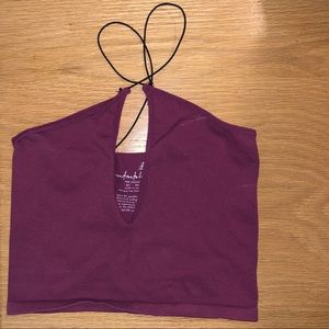 Magenta Free People Tank Top
